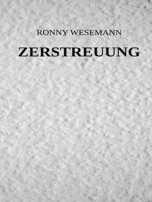cover image of Zerstreuung